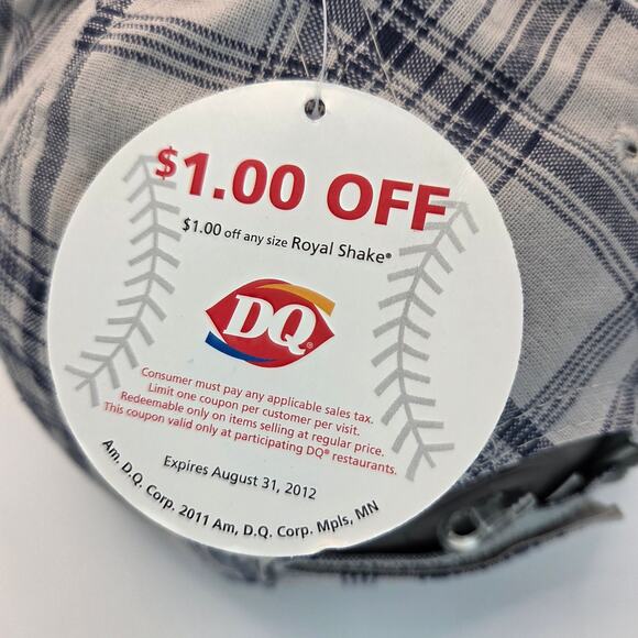 Minnesota Twins 2012 Opening Day Hat Plaid DQ Promo New w/Tag MLB Giveaway - Picture 8 of 11